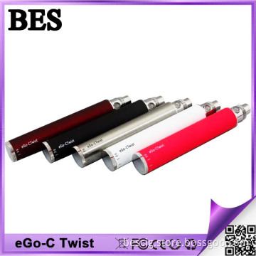 2014 Hot Sell Classical Design E Cigarette EGO Twist Electronic Cigarette Battery